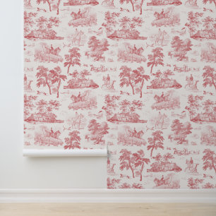 Elegantes Vintages Rotes Pferd Tapete