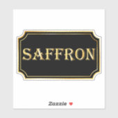 Elegantes Vintages Schwarz-Gold-Pantry-Label Aufkleber (Blatt)