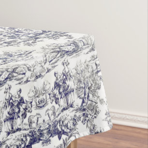 Elegantes, Vintages Schwarz-Tolles-Monogramm Tischdecke