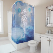 Elegantes Vintages Seepferd Duschvorhang (Beispiel)