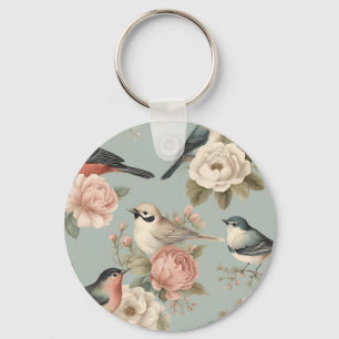 Elegantes Vintages Shabby Chic Tagecore Schlüsselanhänger