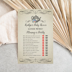 Elegantes Vintages Tea Party Baby Dusche Ratet W