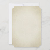 Elegantes Vintages Tea Party | Geburtstagspartei Einladung (Rückseite)