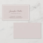 Elegantes Vintages Template Beruflich Visitenkarte (Vorne/Hinten)