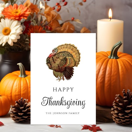 Elegantes Vintages Türkisches Abendessen Einladung