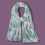 Elegantes Vintages türkisfarbenes Toile de jouy Schal<br><div class="desc">Vintages türkisfarbenes Retrotoile de jouy Scarf. Genießen Sie den Schrank mit der zeitlosen Eleganz von toile de jouy Vintagen Designs, inspiriert durch die exquisiten Motive der französischen heiß rosa Szenen. Diese ausgeklügelten Toile-Drucke sind im Augenblick ein Alltagswut, schöne Designs, die natürliche Schönheit und Charme bringen. Dieser modische Schal verbindet traditionellen...</div>