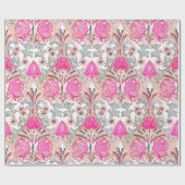 Elegantes, Vintages, Viktorianisch-rosa Blume-Must Geschenkpapier (Flach)