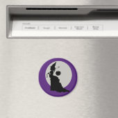 Elegantes Vintages Viktorianisches Hexen- und Mond Magnet (In Situ (Geschirrspüler))