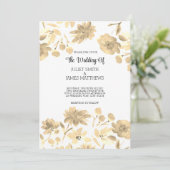 Elegantes Vintages Wasserfarbendesign Einladung (Stehend Vorderseite)