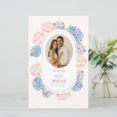 Elegantes, Vintages Wasserfarbenprogramm (Stehend Vorderseite)