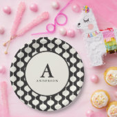 Elegantes Vintages Weihnachtsfest-Party Pappteller (Party)