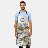 Elegantes Vintages Weihnachtsfest Schürze (Getragen)