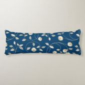 Elegantes Vintages Weißes Abendessen Seitenschläferkissen (Vorderseite)