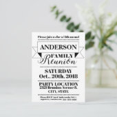 Elegantes Vintages Wiedersehen-Design Postkarte (Stehend Vorderseite)