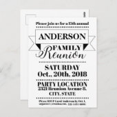 Elegantes Vintages Wiedersehen-Design Postkarte (Vorne/Hinten)