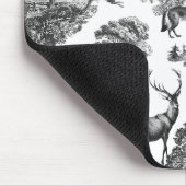 Elegantes Vintages Wildfox Hare Country Toile Mousepad (Ecke)