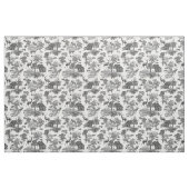 Elegantes Vintages Wildfox Schwarz-Weiß-Spielzeug Stoff (Yard (91,4 cm))