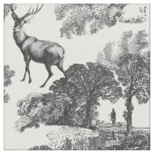 Elegantes Vintages Wildfox Schwarz-Weiß-Spielzeug Stoff (Nahaufnahme)