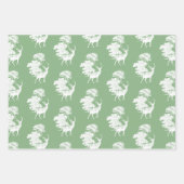 Elegantes Vintages Wildtierwald Geschenkpapier Set (Vorderseite 2)