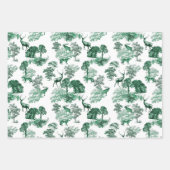 Elegantes Vintages Wildtierwald Geschenkpapier Set (Vorderseite)