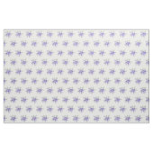 Elegantes Violet Blumenmuster Stoff (Yard (91,4 cm))