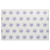 Elegantes Violet Blumenmuster Stoff (Fat Quarter (45,7 x 55,9 cm))