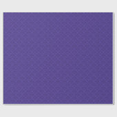 Elegantes violettes Vintage-Damaskmuster Geschenkpapier (Flach)