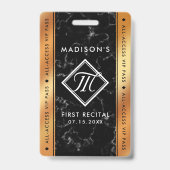 Elegantes VIP-Event mit Kupferfolie Ausweis (Back)