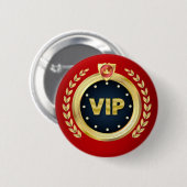 Elegantes VIP-Zugangsabzeichen Button (Vorne & Hinten)