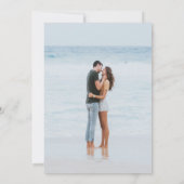 Elegantes Virtual Foto Online-Hochzeit Einladung (Rückseite)