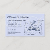 Elegantes Visitenkarte (Rückseite)