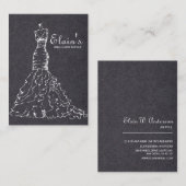 Elegantes Visitenkarte (Vorne/Hinten)