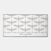 Elegantes Vogelmuster Beruflich Schreibtischunterlage (Vorderseite)