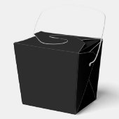 Elegantes Vollschwarz Geschenkschachtel (Vorderseite)