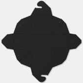 Elegantes Vollschwarz Geschenkschachtel (Ungefaltet)