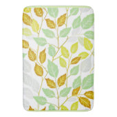 Elegantes, von Natur Inspiriert Leaf-Design Badematte (Vorderseite Vertikal)
