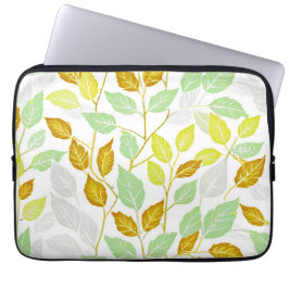 Elegantes, von Natur Inspiriert Leaf-Design Laptopschutzhülle