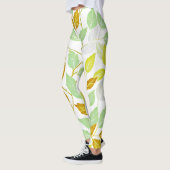 Elegantes, von Natur Inspiriert Leaf-Design Leggings (Links)