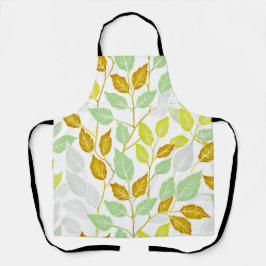 Elegantes, von Natur Inspiriert Leaf-Design Schürze