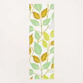 Elegantes, von Natur Inspiriert Leaf-Design Yogamatte (Vorderseite)