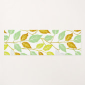 Elegantes, von Natur Inspiriert Leaf-Design Yogamatte (Vorderseite (Horizontal))