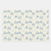 elegantes Walddiagramm Geschenkpapier Set (Vorderseite)