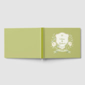 Elegantes Wappen Hochzeit Gästebuch (Voll)