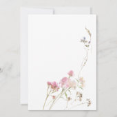 Elegantes Wappen Monogram Hochzeit Einladung (Rückseite)