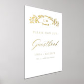 Elegantes Wappen Monogramm Hochzeitsbuch Foliendrucke (Ablage )