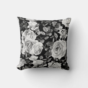 Elegantes Wasserfarben-Blumen-Dekorationsmuster Kissen