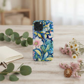 Elegantes Wasserfarben-Blumengarten-Monogramm Case-Mate iPhone Hülle