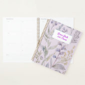 Elegantes Wasserfarben-Botanik-Blumenmuster Planer (Anzeige)
