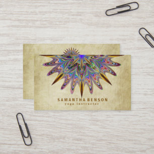 Elegantes Wasserfarben-Lotusblumen-Logo Yoga-Gesch Visitenkarte