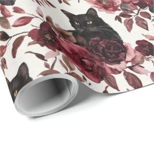 Elegantes WasserfarbenHalloween Geschenkpapier
